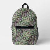 Kleurrijk vuurwerkpatroon gepersonaliseerd bedrukte rugzak (Voorkant)