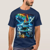 Kleurrijk walvisspotten t-shirt (Voorkant)