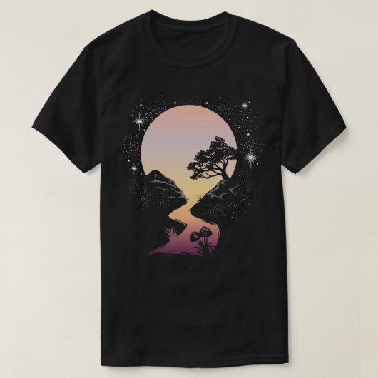 Kleurrijk wandelpad naar de toekomst t-shirt (Design voorkant)
