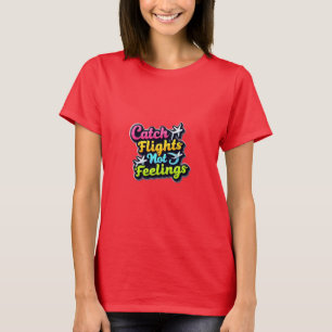 Kleurrijk Wanderlust T-shirt