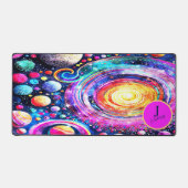 KLEURRIJK WATERVERF BUITENRUIMTE MONOGRAM ONTWERP BUREAUMAT (Voorkant)