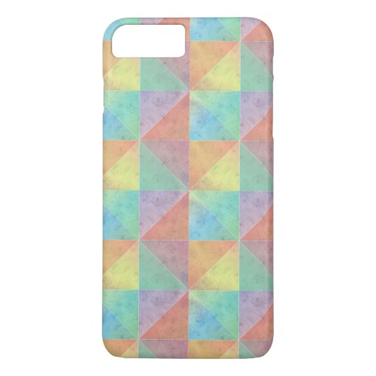 Kleurrijk Waterverf Driehoeken Patroon Case-Mate iPhone Case (Achterkant)