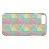 Kleurrijk Waterverf Driehoeken Patroon Case-Mate iPhone Case (Achterkant (Horizontaal))