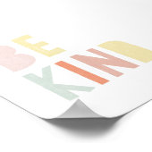 Kleurrijk Waterverf Nursery Poster (Hoek)