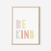 Kleurrijk Waterverf Nursery Poster