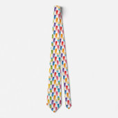 Kleurrijk Waterverf Popsicle Patroon Stropdas (Voorkant)