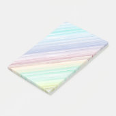 Kleurrijk waterverf snijdt patroon aan post-it® notes (Schuin)