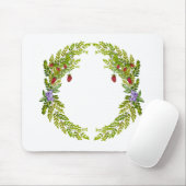 Kleurrijk waterverf van bessen muismat (Met muis)