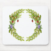 Kleurrijk waterverf van bessen muismat (Voorkant)