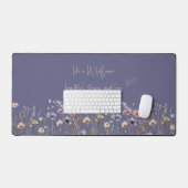 Kleurrijk Waterverf Wildbloem Bureaumat (Keyboard & Muis)