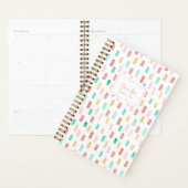 Kleurrijk Waterverfpatroon Planner (Display)