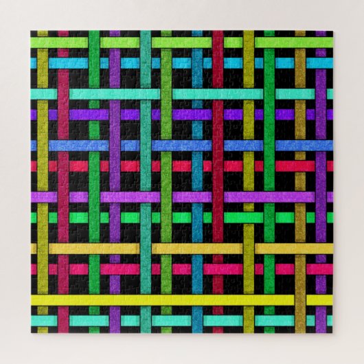 Kleurrijk Weave 1 Legpuzzel (Verticaal)