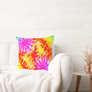 KLEURRIJK WEB GEÏNSPIREERD ONTWERP STROPDAS-DYE KUSSEN