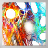 Kleurrijk web - Poster (Voorkant)