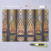 Kleurrijk weefsel van Britse orgaanbuizen Tissuepapier (Craft)