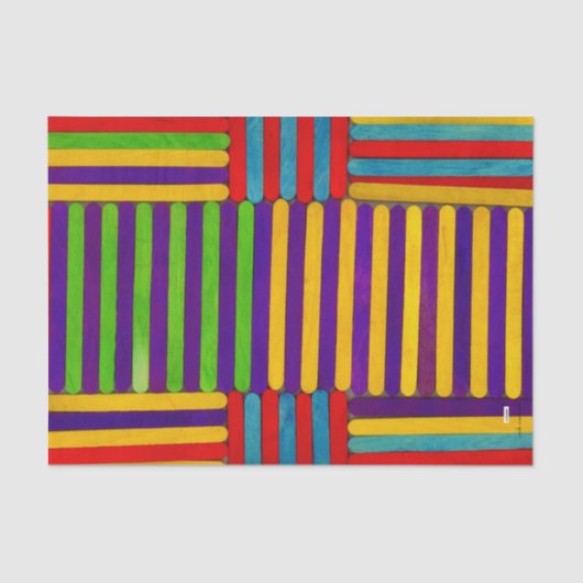 Kleurrijk weefselpapier tissuepapier (Voorkant)