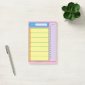 Kleurrijk wekelijks om netelige opmerkingen te mak post-it® notes (Kantoor)
