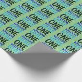 Kleurrijk "Welcome Little One" Baby shower Cadeaupapier (Hoek)