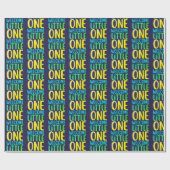 Kleurrijk "Welcome Little One" Baby shower Cadeaupapier (Vlak)