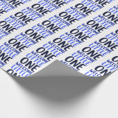 Kleurrijk "Welcome Little One" Baby shower Cadeaupapier (Hoek)