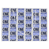 Kleurrijk "Welcome Little One" Baby shower Groot Cadeauzakje (Achterkant)