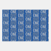 Kleurrijk "Welcome Little One" Baby shower Inpakpapier Vel (Voorkant 3)