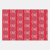 Kleurrijk "Welcome Little One" Baby shower Inpakpapier Vel (Voorkant)