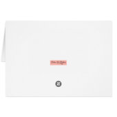 Kleurrijk wenskaart van de sappige tuin (Achterkant Horizontaal)