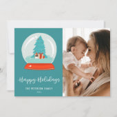 Kleurrijk Wereldbol voor de middeleeuwse moderne b Feestdagenkaart (Voorkant)