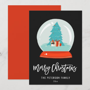 Kleurrijk Wereldbol voor de middeleeuwse moderne b Feestdagenkaart