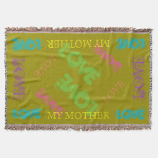 Kleurrijk werpt Mijn Moeder Deken
