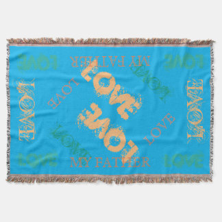 Kleurrijk werpt Mijn Vader Deken