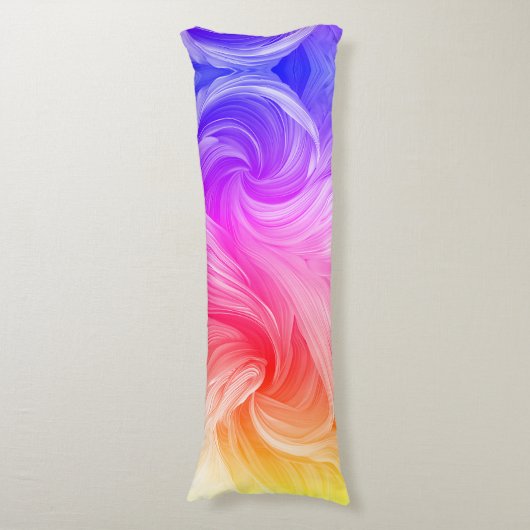 Kleurrijk wervellichaam kussen (Voorkant Verticaal)