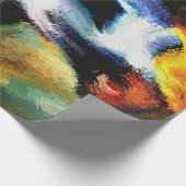 Kleurrijk Western prestatiepaard Cadeaupapier (Hoek)