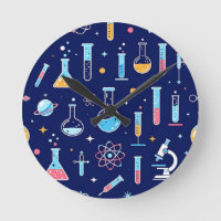 Kleurrijk Wetenschappelijk Lab Patroon Moderne Che