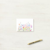 kleurrijk wild bloemveld post-it® notes (Op bureau)