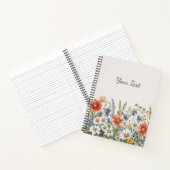 Kleurrijk Wilde Bloemen Notitieboek (Binnen)