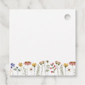 Kleurrijk Wildflower Baby shower Dank u Bedankjes Labels (Achterkant)