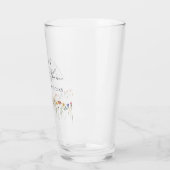 Kleurrijk Wildflower Baby shower Glas (Links)