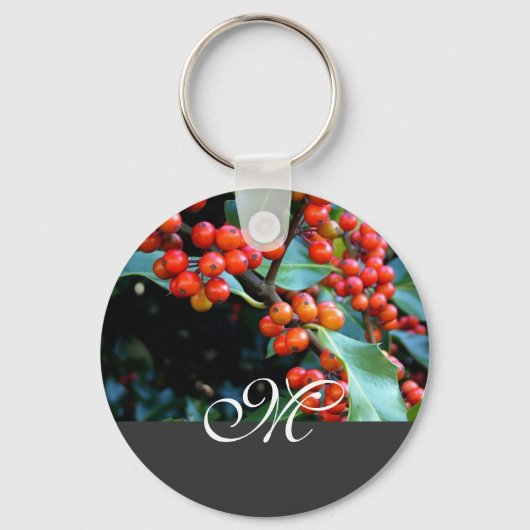 kleurrijk wintergeschenk sleutelhanger (Voorkant)