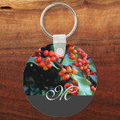 kleurrijk wintergeschenk sleutelhanger (Voorkant)