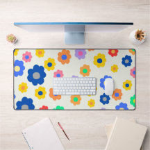 Kleurrijk Y2K-patroon met kleine ventilatoren