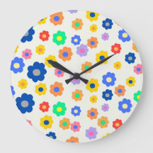 Kleurrijk Y2K-patroon met kleine ventilatoren