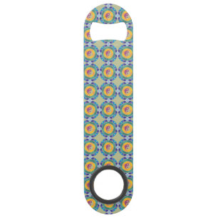 Kleurrijk Yin Yang-patroon Speed Flessenopener