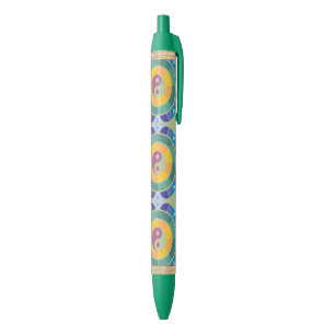 Kleurrijk Yin Yang-patroon Zwarte Inkt Pen