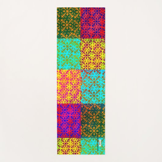 kleurrijk yogamat (Voorkant)