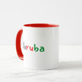Kleurrijk Yoruba Pan-Afrikaans Mok (Voorkant links)