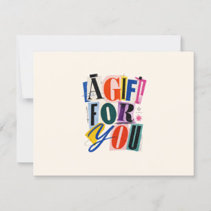 Kleurrijk Zakelijk Cadeaubon