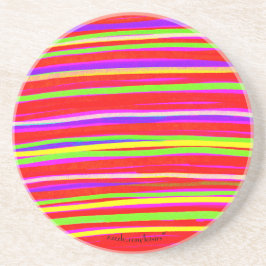 kleurrijk zandsteen onderzetter