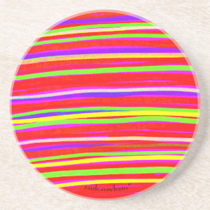 kleurrijk zandsteen onderzetter